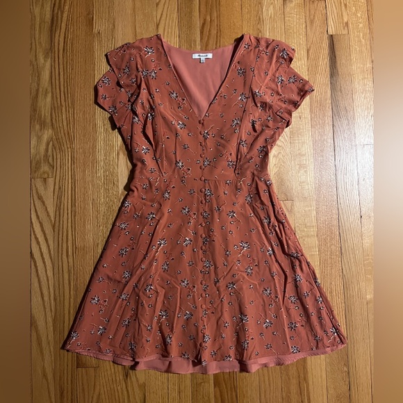 Madewell Ruffle Dress - Picture 1 of 3